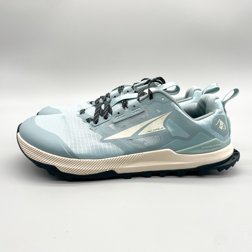 Altra Lone Peak 8 Womens 10.5 Trail Running Shoes Blue Sneakers Hiking Outdoors - Picture 5 of 12